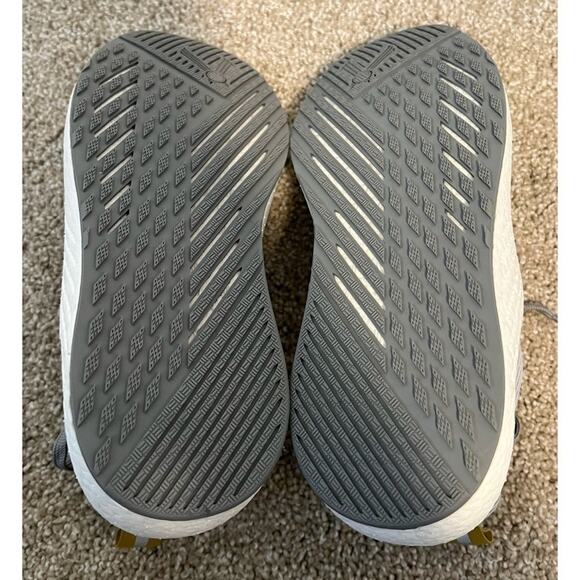 NWOT Velaasa Raptor Grey and Gold Weightlifting Workout Shoes Women's 7.5 - Picture 7 of 8